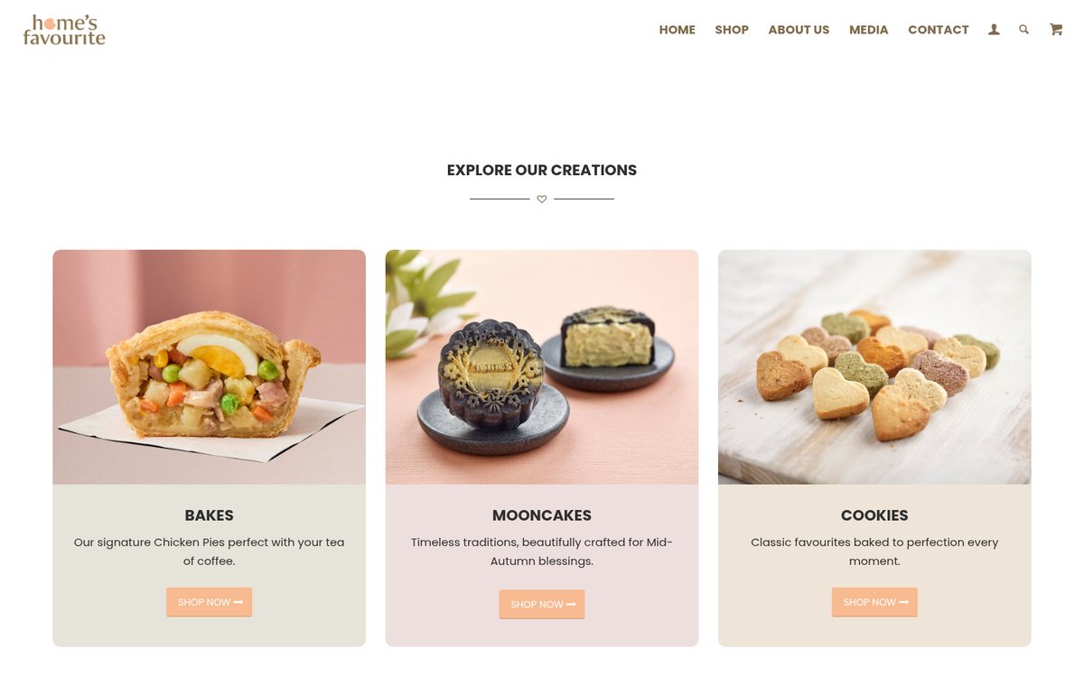 Home's Favourite website