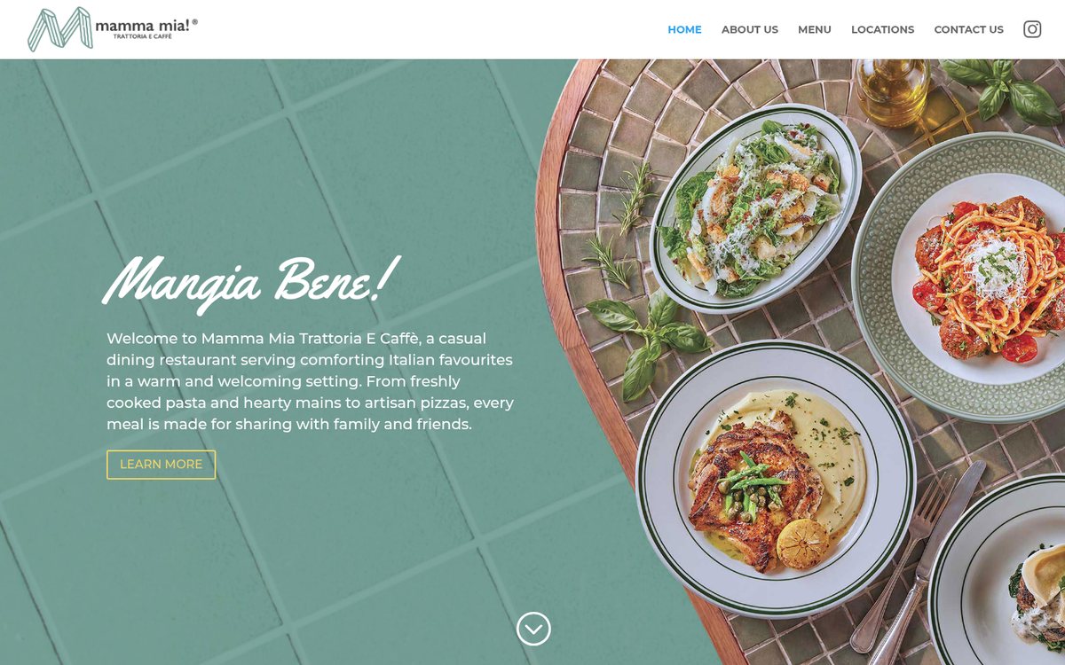 Mamma Mia website